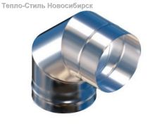 Просмотр фото... Колено нерж. угол 90 d 115 0,5мм AISI 316