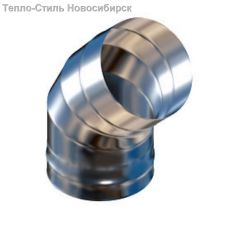 Просмотр фото... Колено нерж. угол 45 d 160 0.8 мм AISI 316