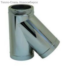 Просмотр фото... Сэндвич тройник 45 нерж./цинк. d 110/200 0,5мм/0,5мм